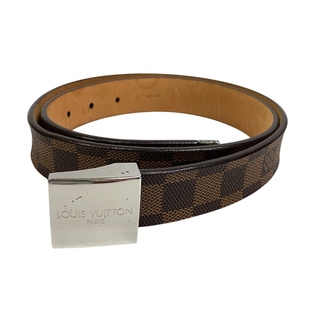 Louis Vuitton M6803 Damier Sainteure Carre 85 Leather Brown Belt