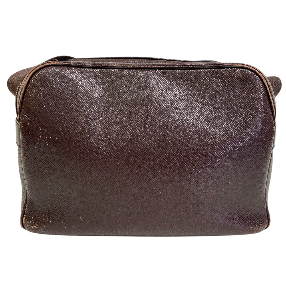 Louis Vuitton M30156 Taiga Reporter PM Leather Canvas Brown Crossbody Bag