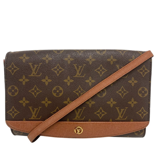 Louis Vuitton M51797 Bordeaux27 Monogram Leather Brown Shoulder Bag