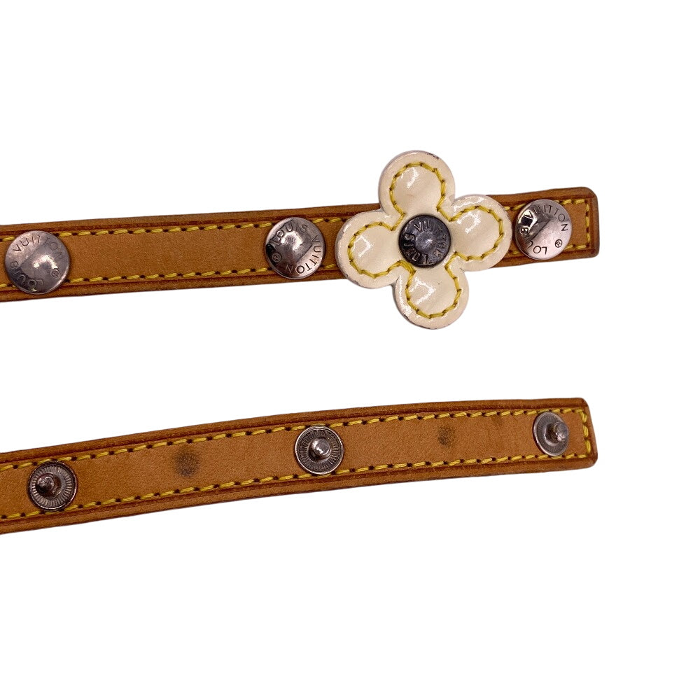 Louis Vuitton M92253 Vernis Dress flour Vernis Leather Brown Apparel