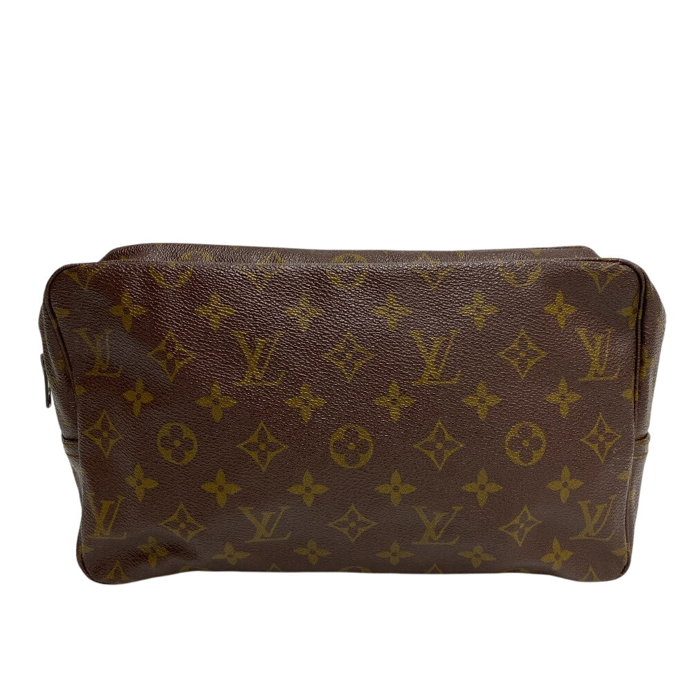Louis Vuitton Pouch M47522 pouch Truth Cracking Monogram Leather Brown Travel Bag
