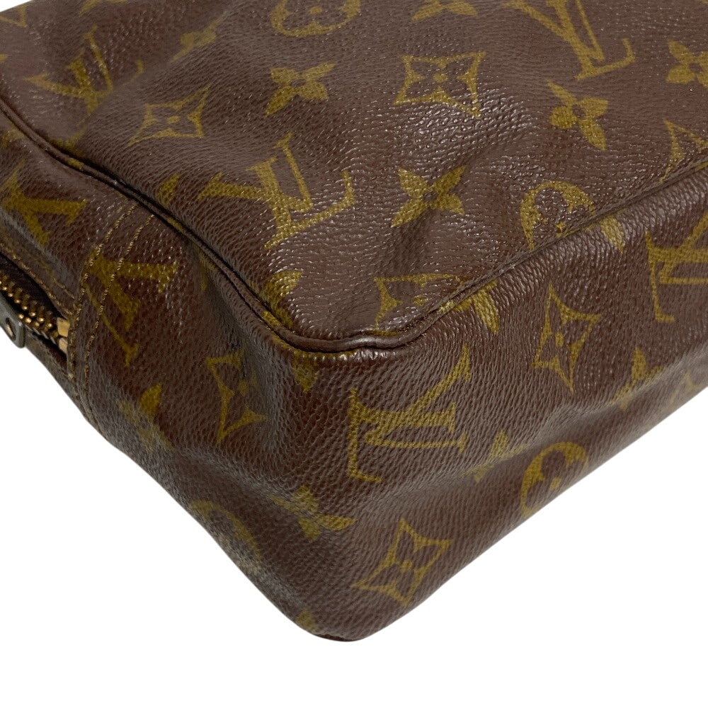 Louis Vuitton Pouch M47522 pouch Truth Cracking Monogram Leather Brown Travel Bag