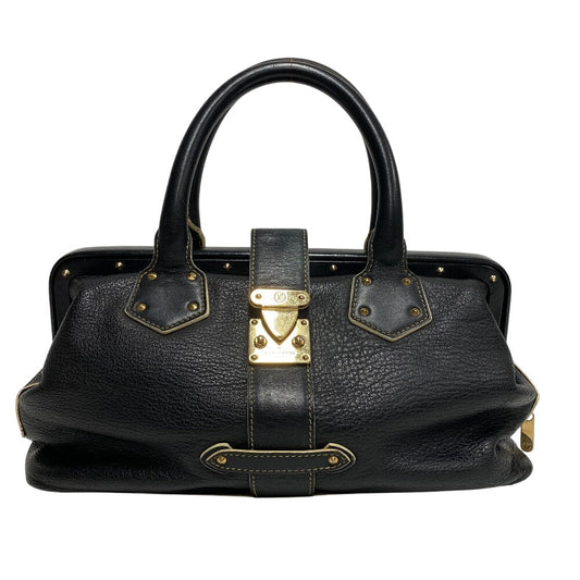 Louis Vuitton M91805 Suhari Angnieux PM Leather Black Handbag