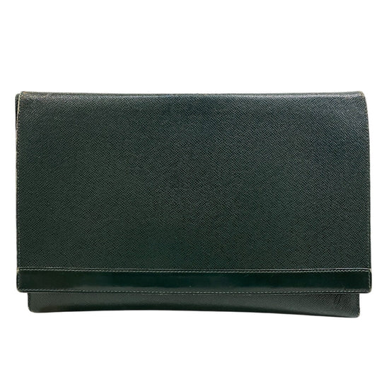 Louis Vuitton M30204 Taiga Volga Leather Green Clutch Bag