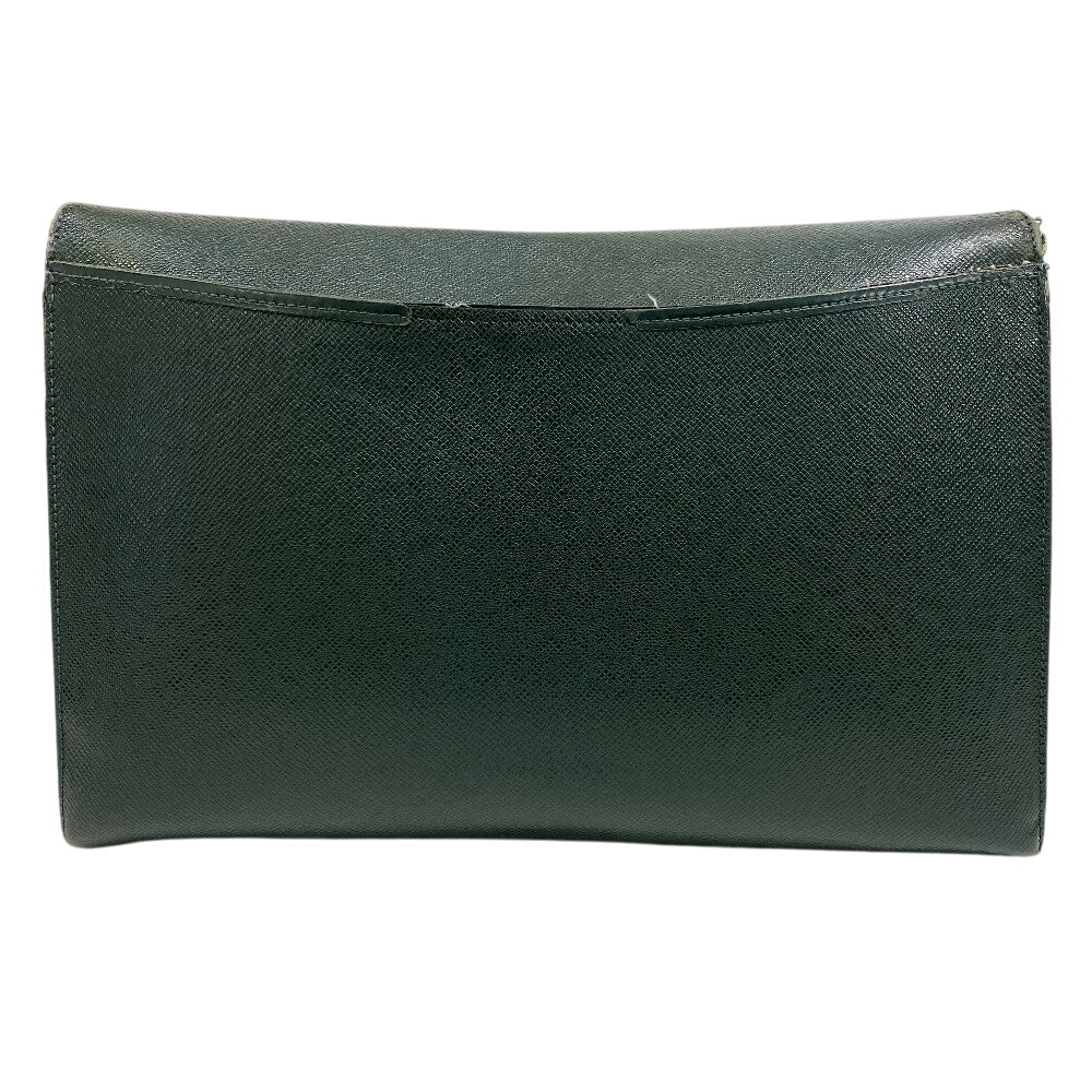 Louis Vuitton M30204 Taiga Volga Leather Green Clutch Bag