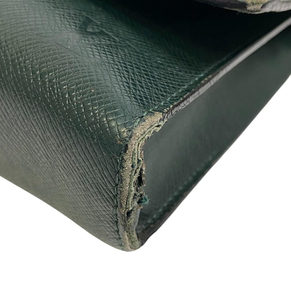 Louis Vuitton M30204 Taiga Volga Leather Green Clutch Bag