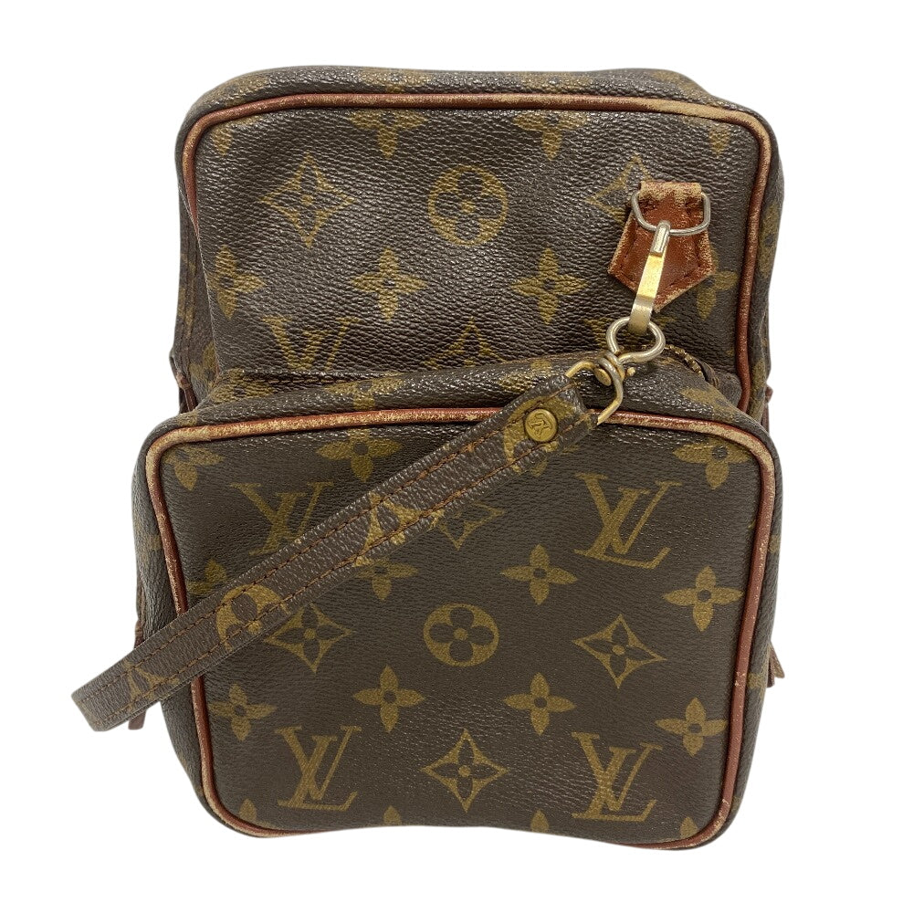 Louis Vuitton M45238 Amazone Monogram Leather Brown Mini Shoulder Bag