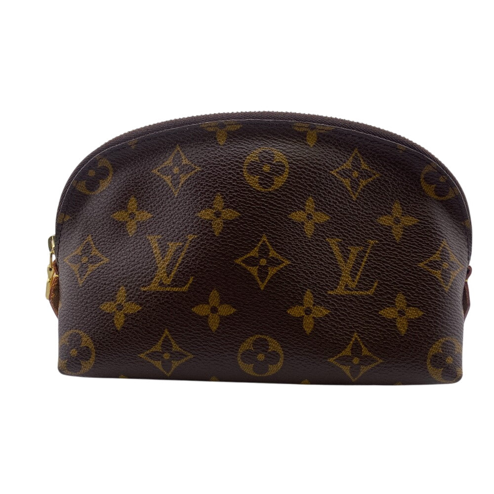 Louis Vuitton Cosmetics Pouch M47515 Cosmetics Pouch Monogram Leather Brown Clutch Bag
