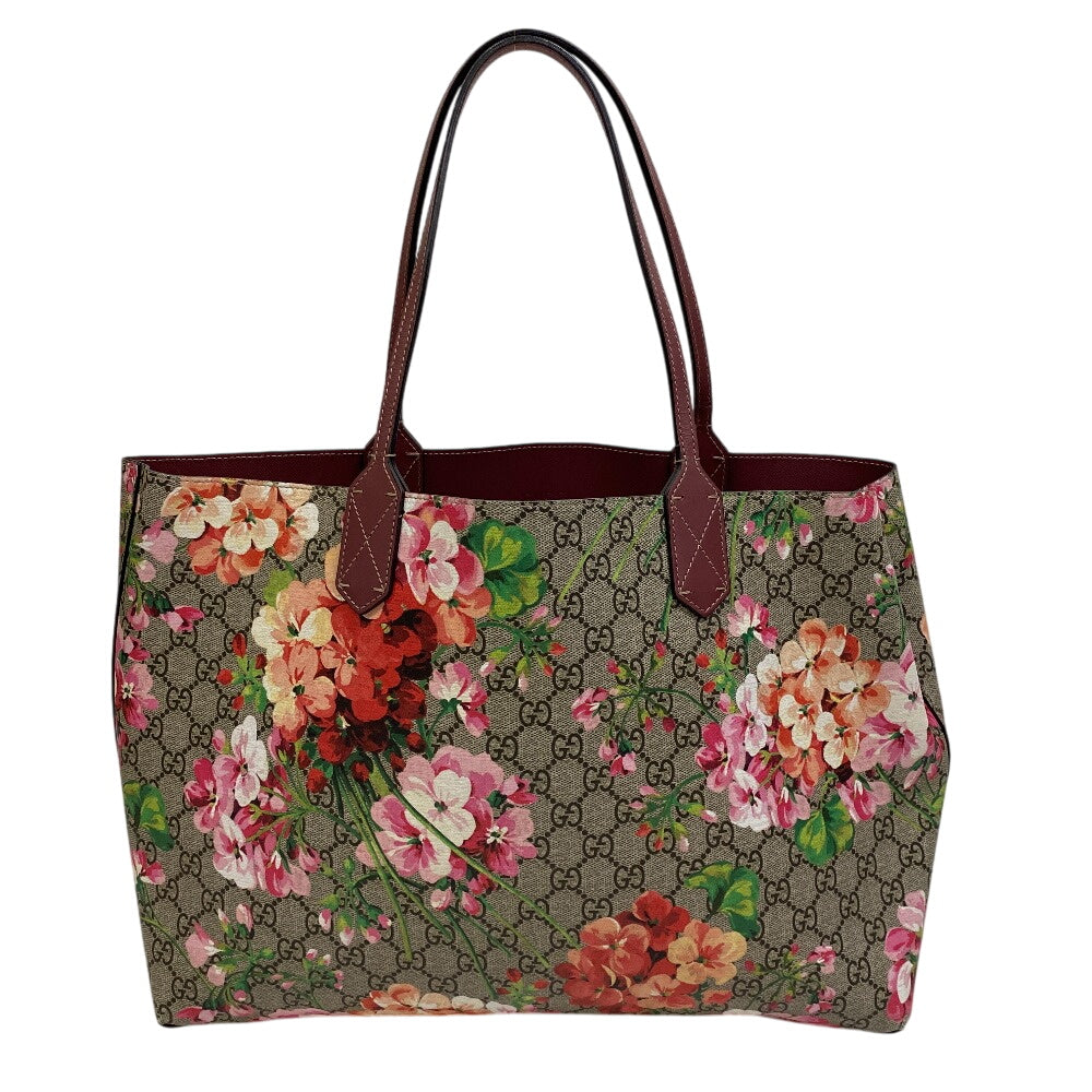 Gucci GG Supreme GG Blooms Canvas Beige Shoulder Bag