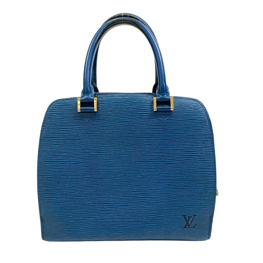 Louis Vuitton M52055 Epi Ponneuf Leather Blue Handbag