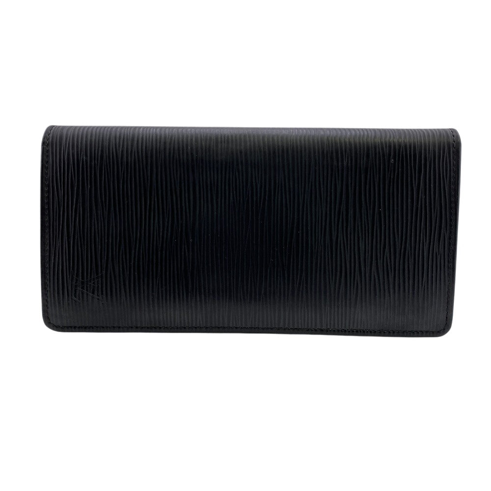 Louis Vuitton Long Purse M60622 Epi Leather Black Wallet Case Z0013116