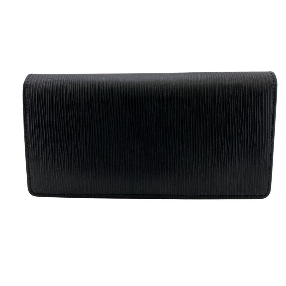 Louis Vuitton Long Purse M60622 Epi Leather Black Wallet Case Z0013116