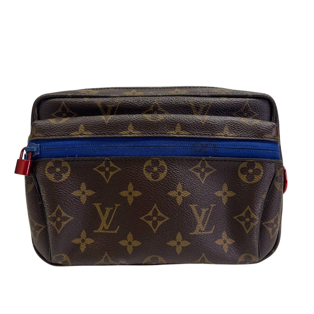 Louis Vuitton M43843 Pacific Messenger PM Monogram Canvas Brown Crossbody Bag