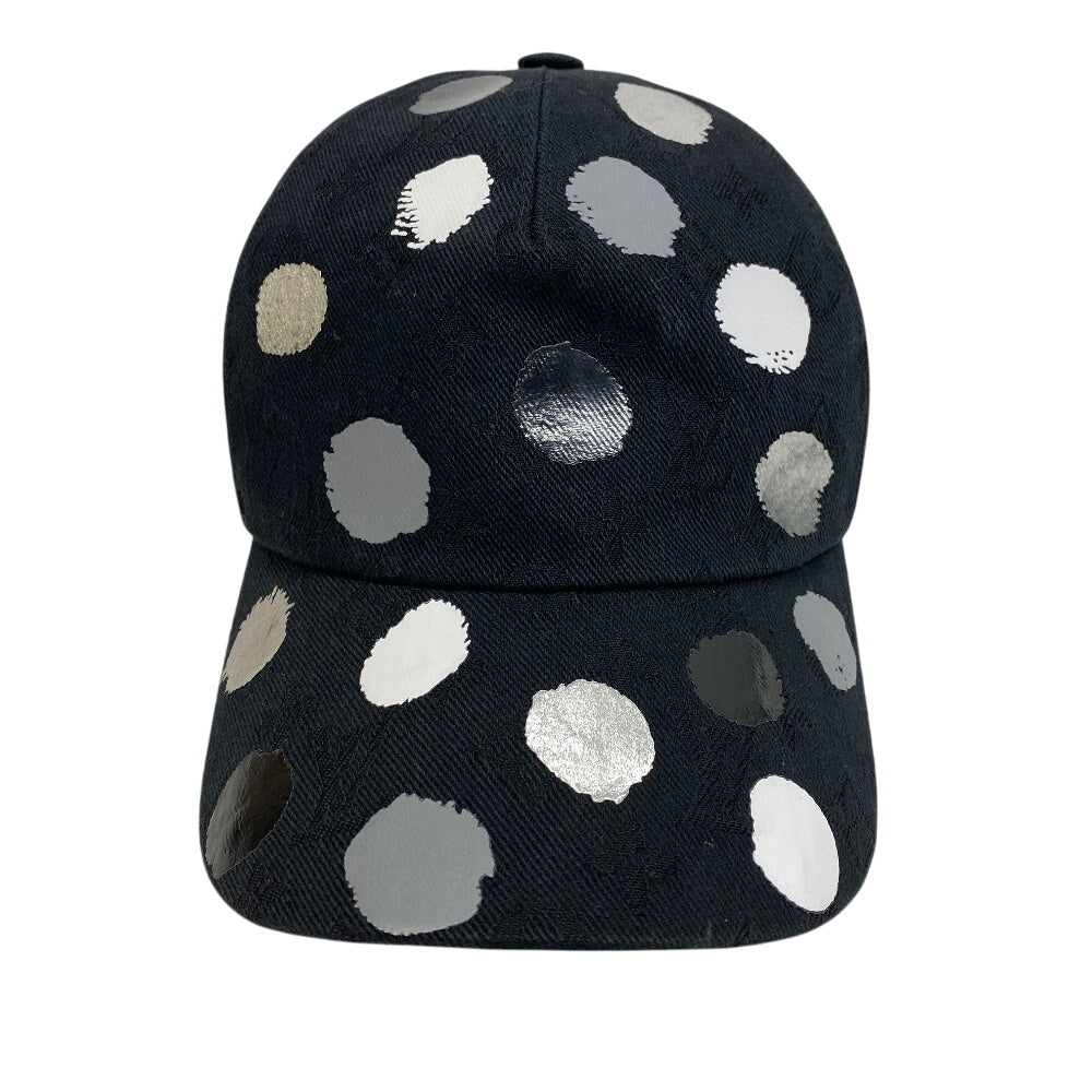 Louis Vuitton M7063L Polyester LVxYK Painted Cotton Black Hat