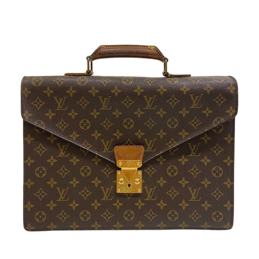 Louis Vuitton Business M53331 Conseiller Monogram Leather Brown Handbag