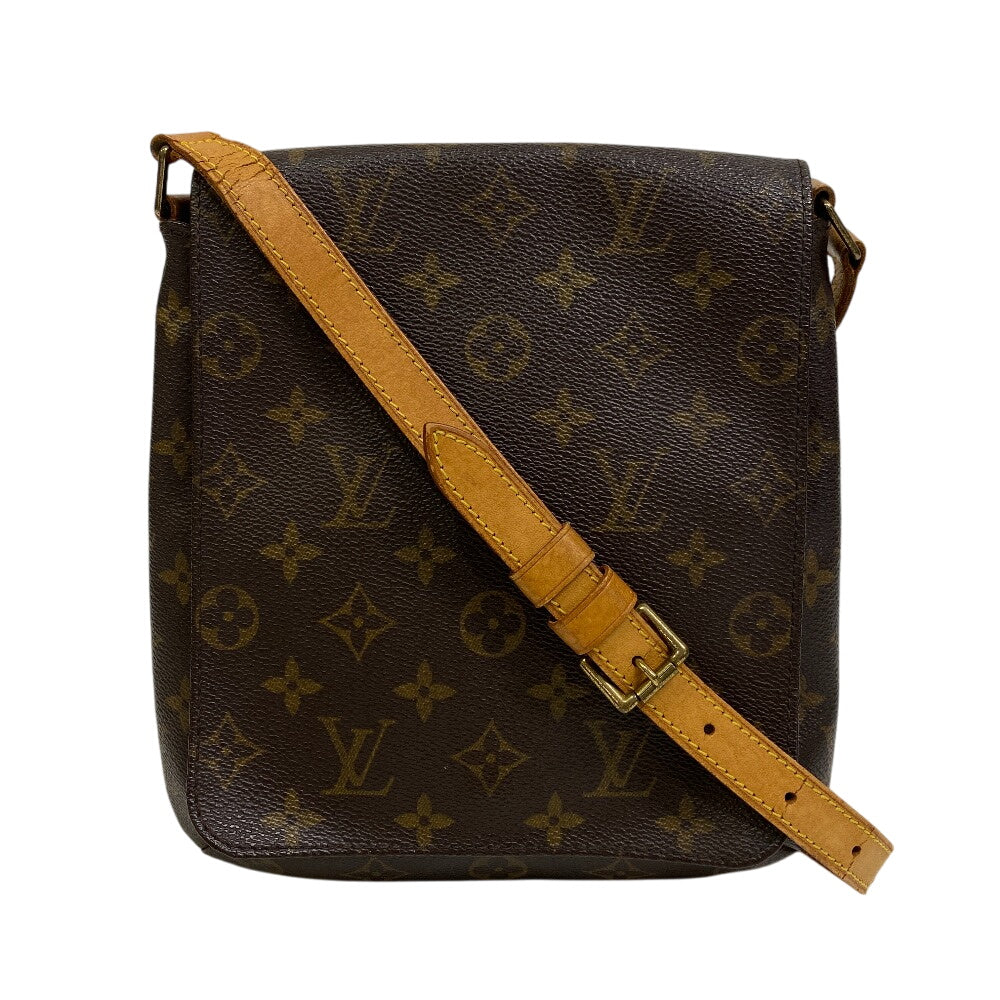 Louis Vuitton M51258 Short strap M tte Monogram Leather Brown Shoulder Bag