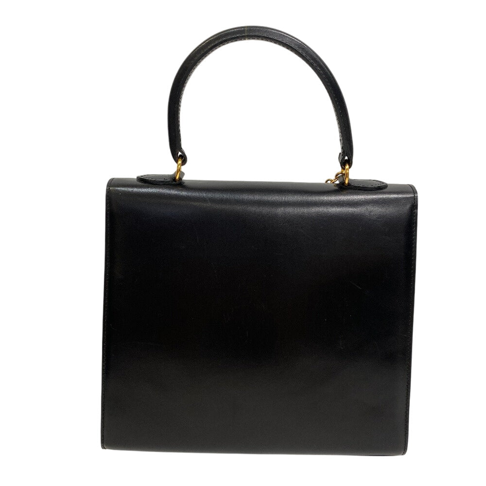 Calf Lock Women Leather Black Travel Bag