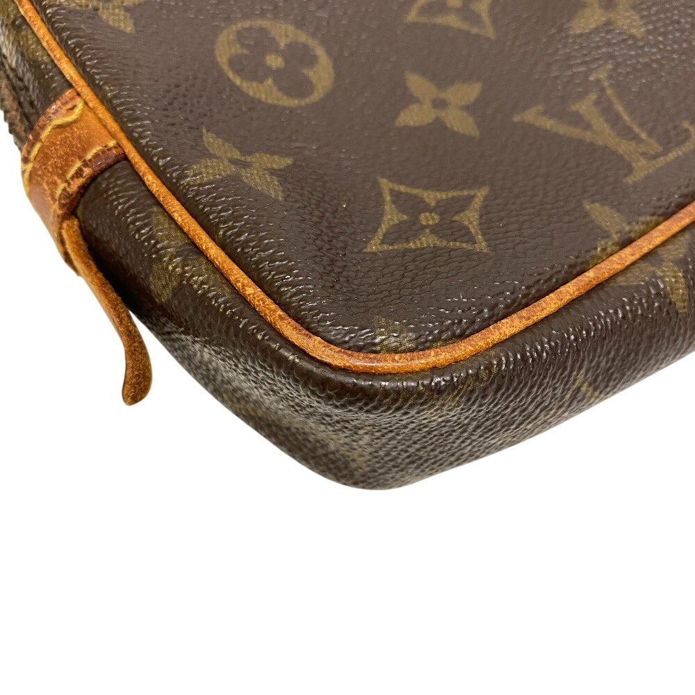 Louis Vuitton M51828 Marley Bandouliere Pochette Monogram Leather Canvas Brown Shoulder Bag