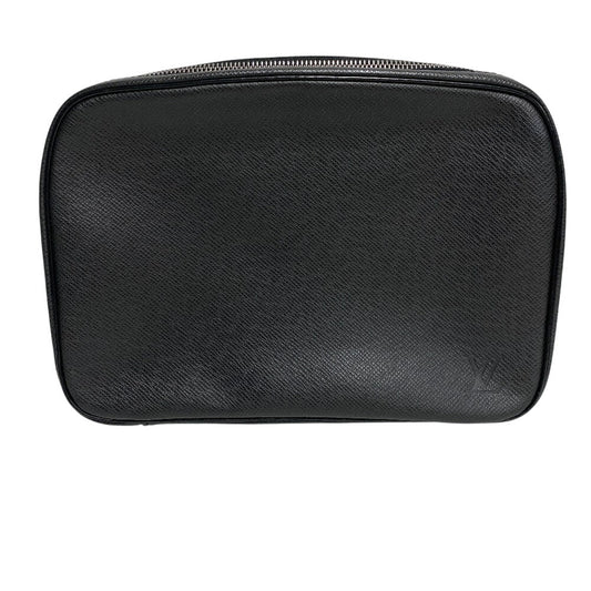 Louis Vuitton business M30212 Taiga Truth Cracking Leather Black Handbag