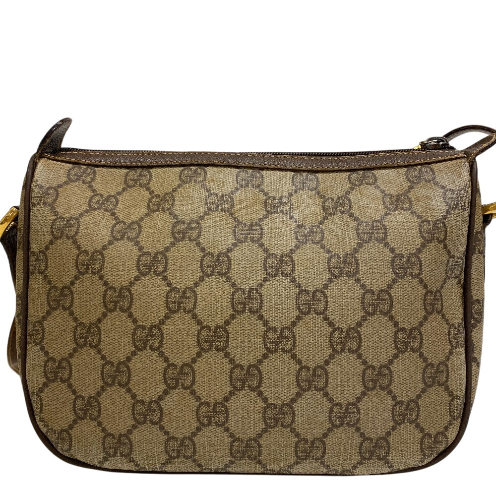 Gucci 89 02 032 PVC coated Canvas Brown Shoulder Bag