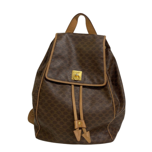 Backpack Macadam Handbag Leather Brown
