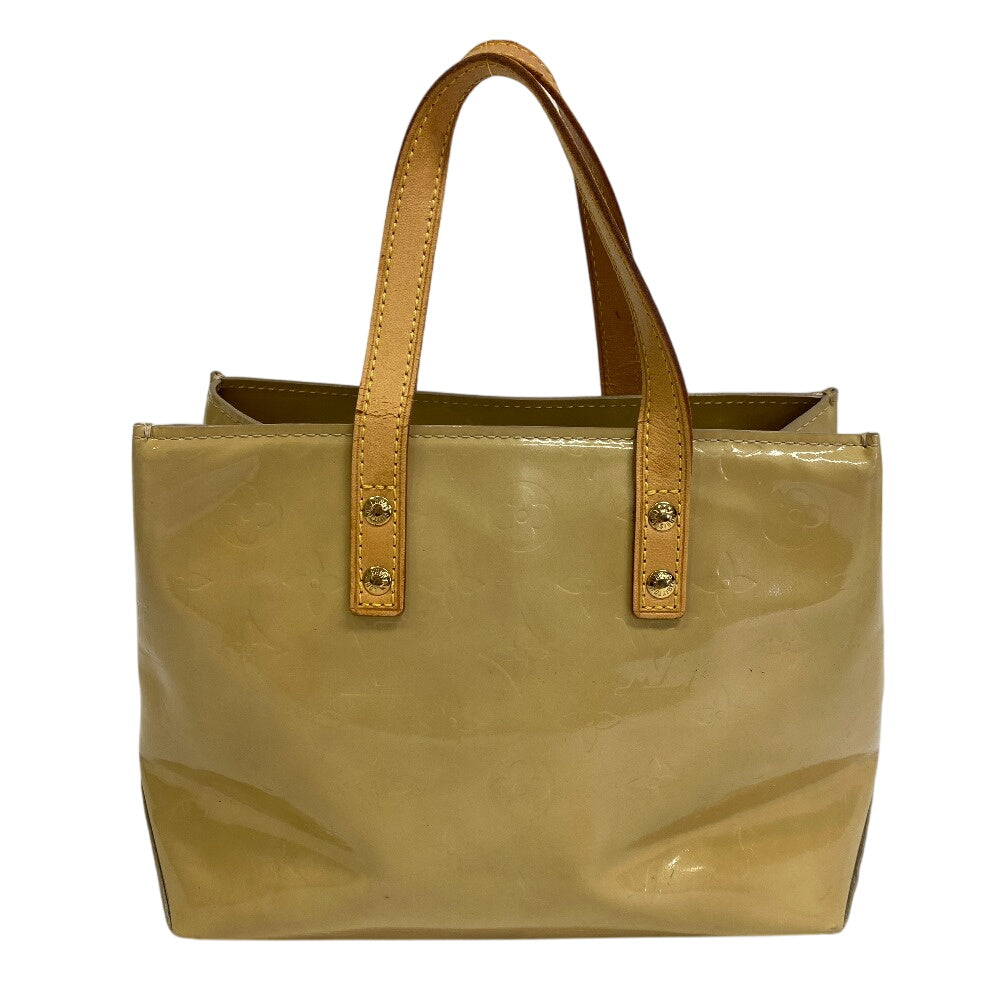 Louis Vuitton M91144 enamel yellow Vernis Lead Handbag
