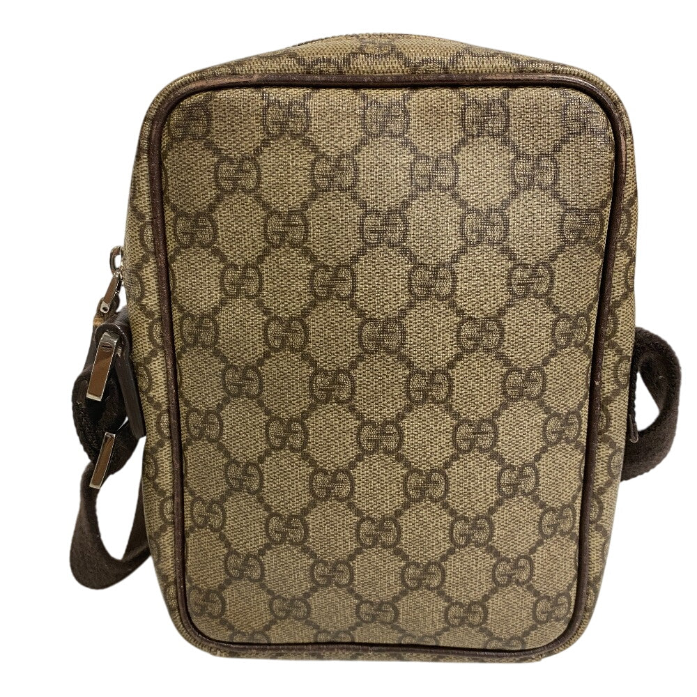Gucci PVC coated GG Supreme Canvas Beige Shoulder Bag