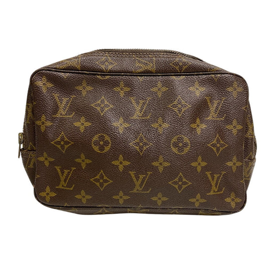 Louis Vuitton M47524 Truth Cracking T 23 Monogram Leather Brown Clutch Bag