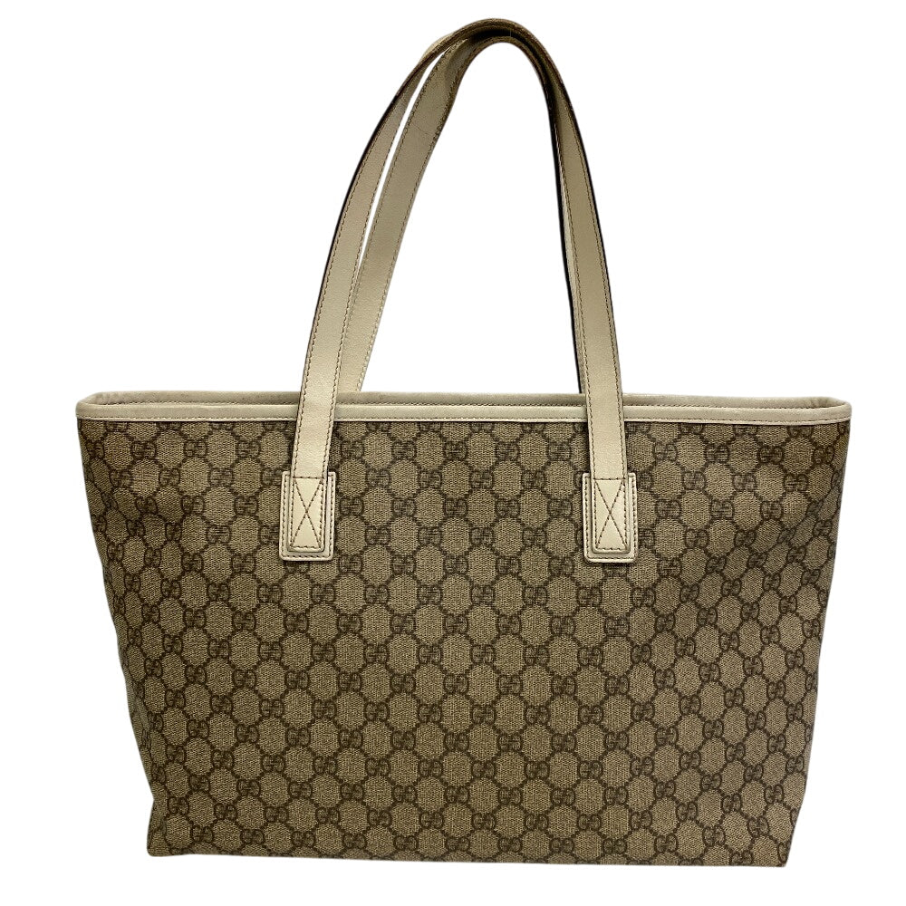 Gucci GG Supreme GG pattern Canvas White Tote Bag