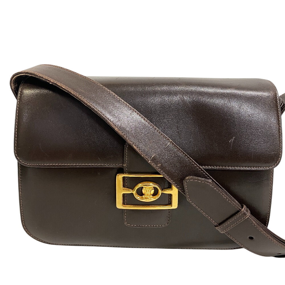 Shoulder Bag Triomphe Leather Brown