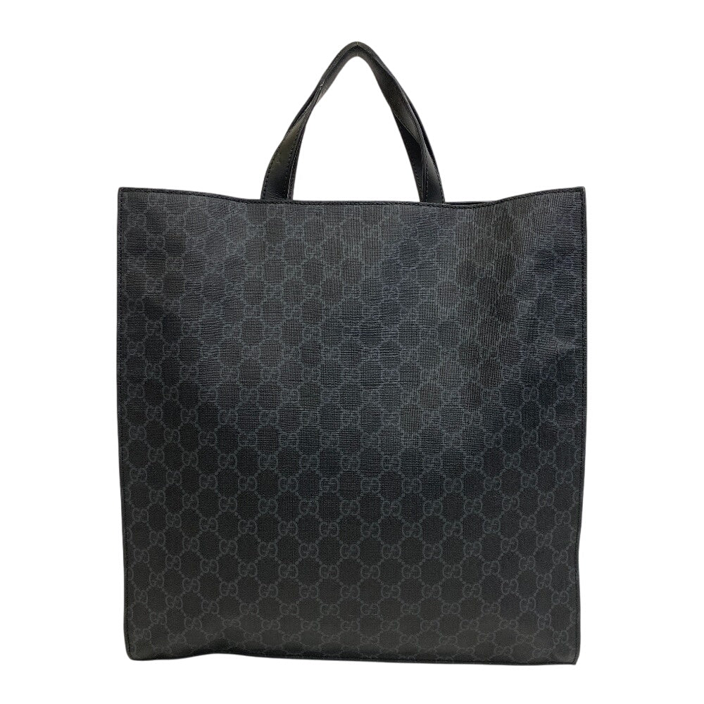 Gucci PVC GG Supreme Black Tote Bag