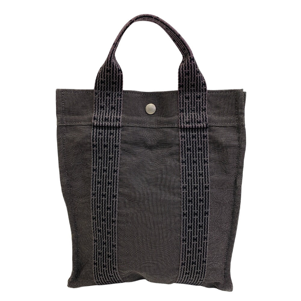 Hermes Backpack Her Line Sac Dospm Canvas Black