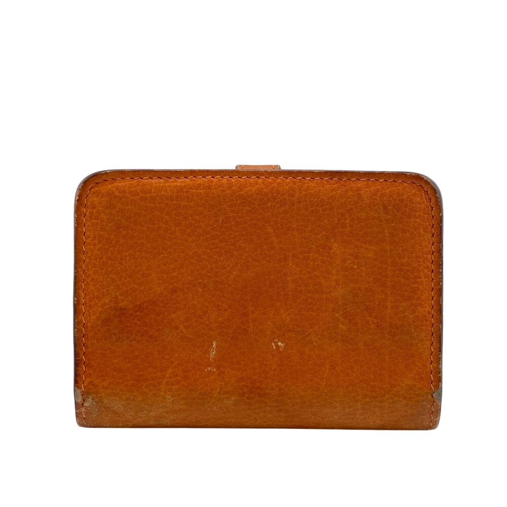 Card Case Orange Dogon Handbag Leather Travel Bag