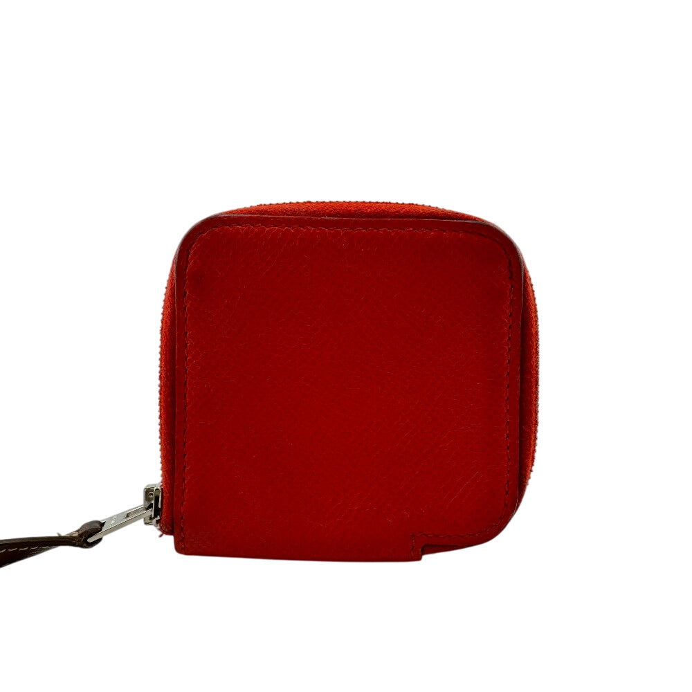 Coin Case Azap Compact Silk In Handbag Leather Red Travel Bag