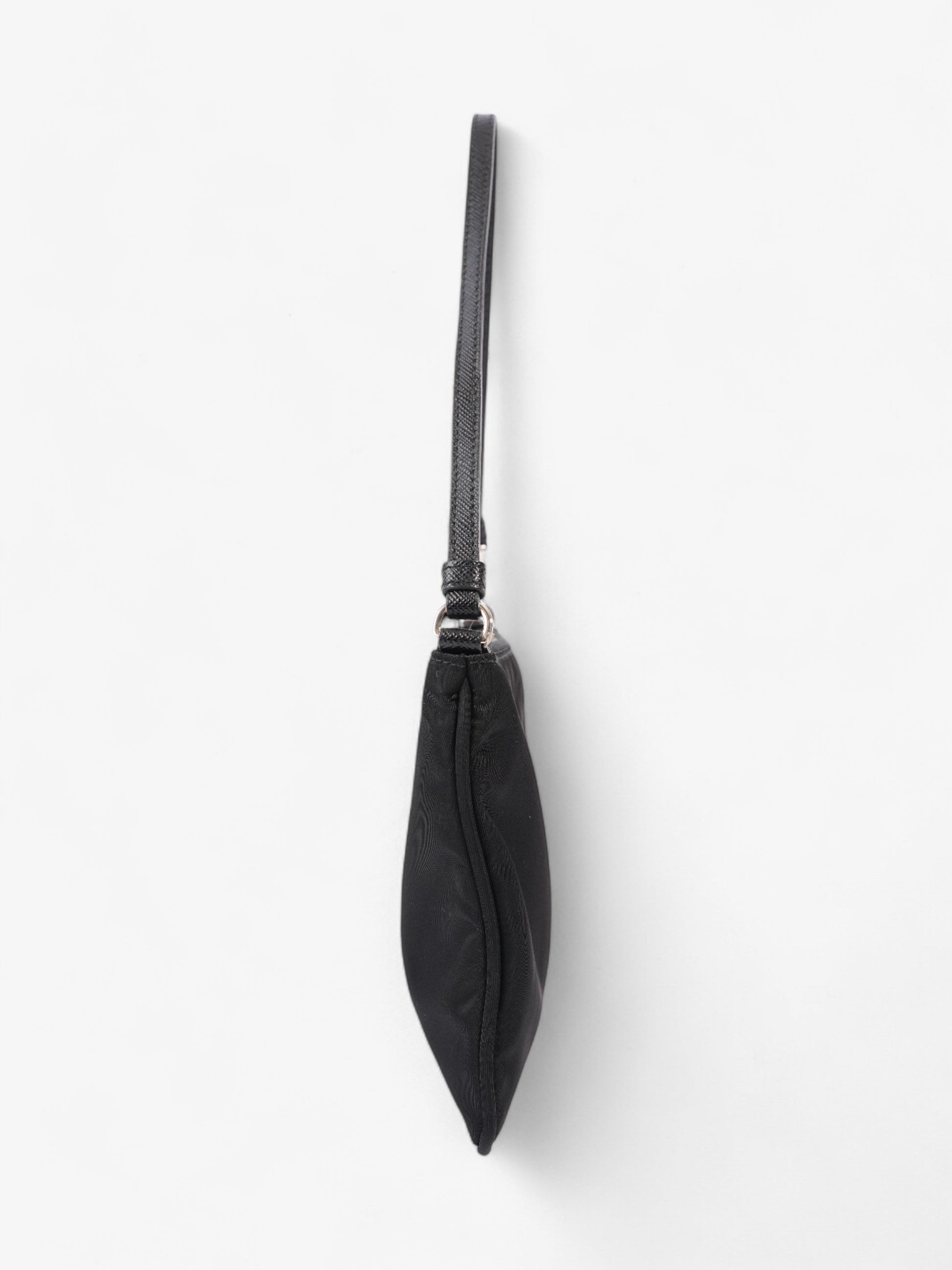 Prada Triangle Shoulder Bag Re Nylon Black