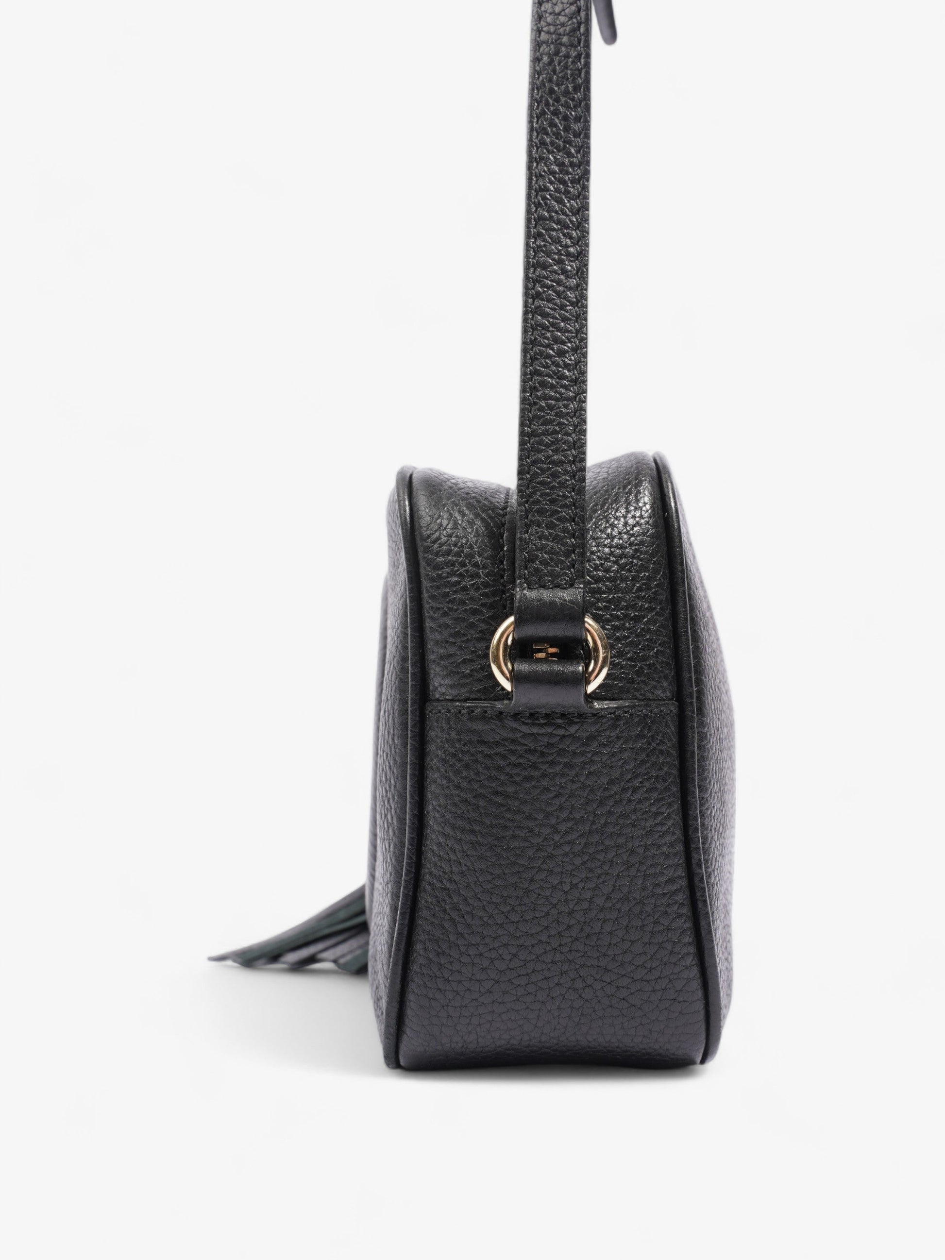 Gucci Soho Disco Crossbody Bag Leather Black Leather Small