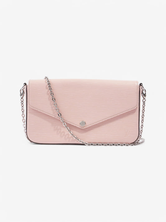 Louis Vuitton Pochette Felicie Light Epi Leather Pink Clutch Bag