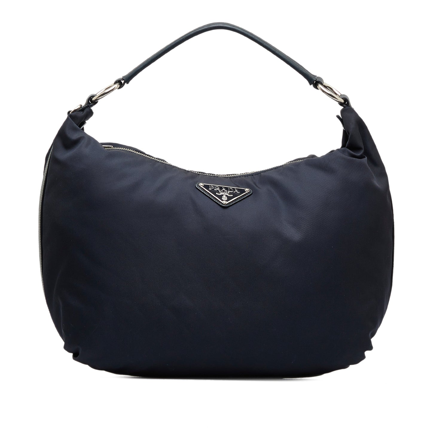 Prada Hobo Bag Tessuto Blue Shoulder Bag