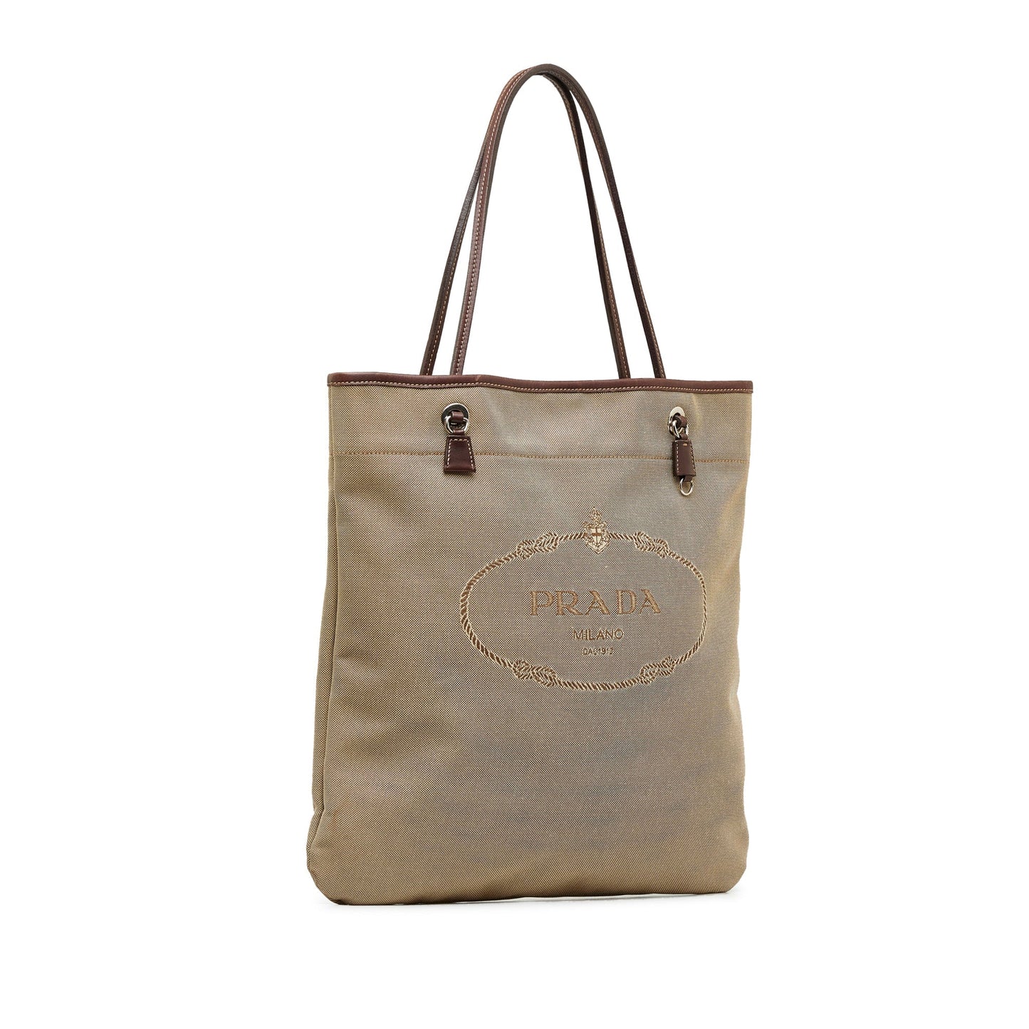 Prada Canapa Tote Bag Logo
