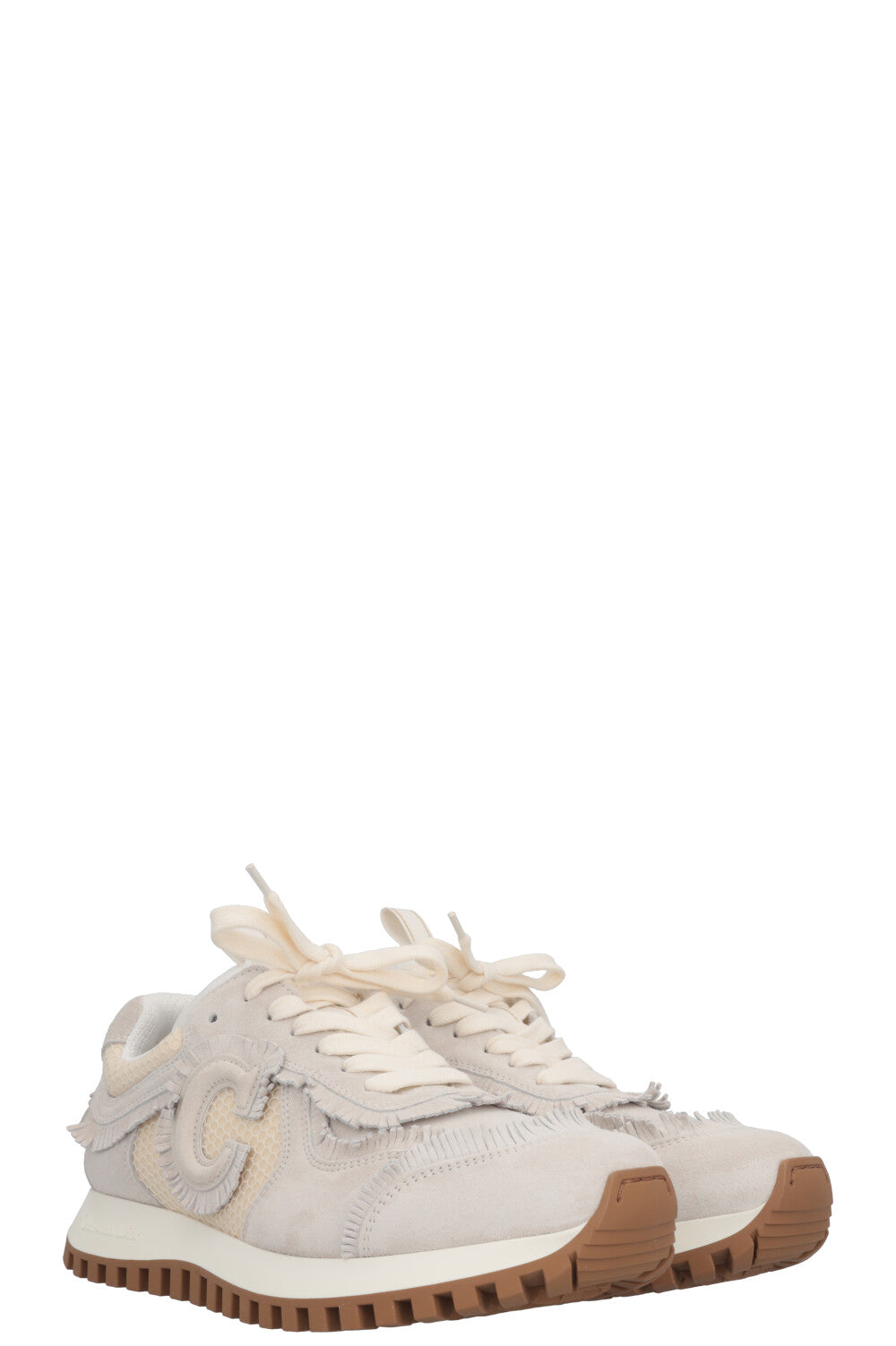 Dior Handbag C`est Sneakers Mesh Grey Suede Gray Shoes