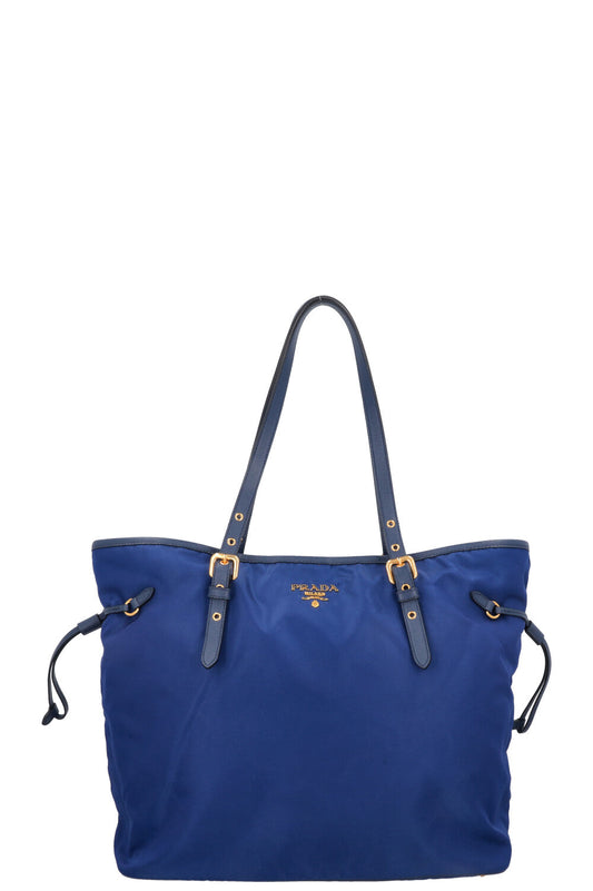 Prada Tote Bag Nylon Blue