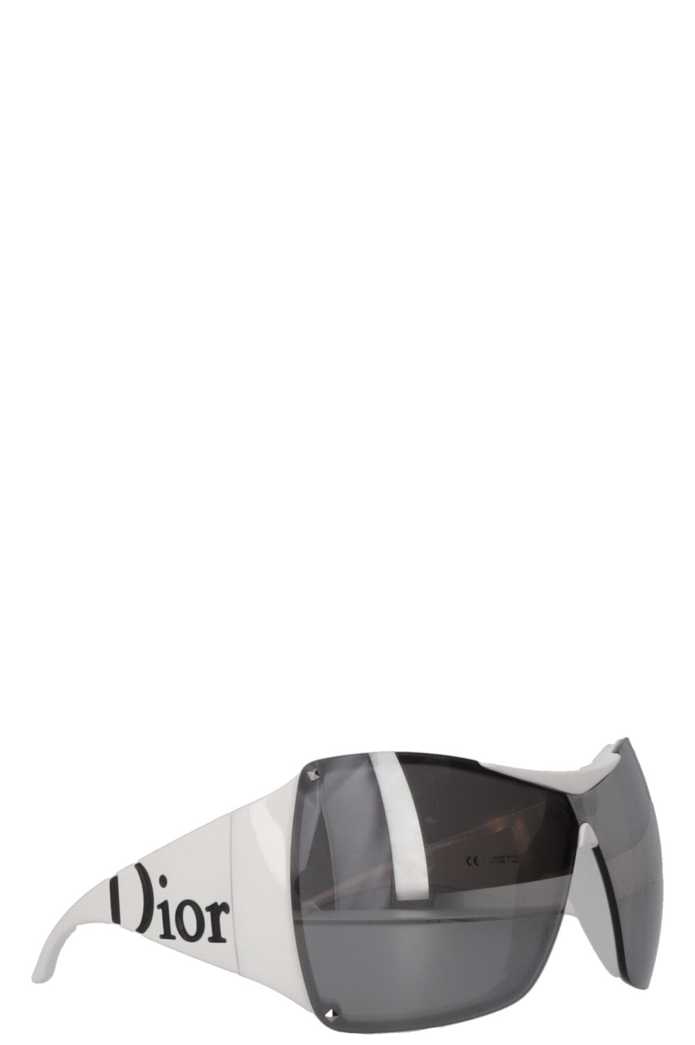 Dior Overshine Wide Sunglasses Wide White