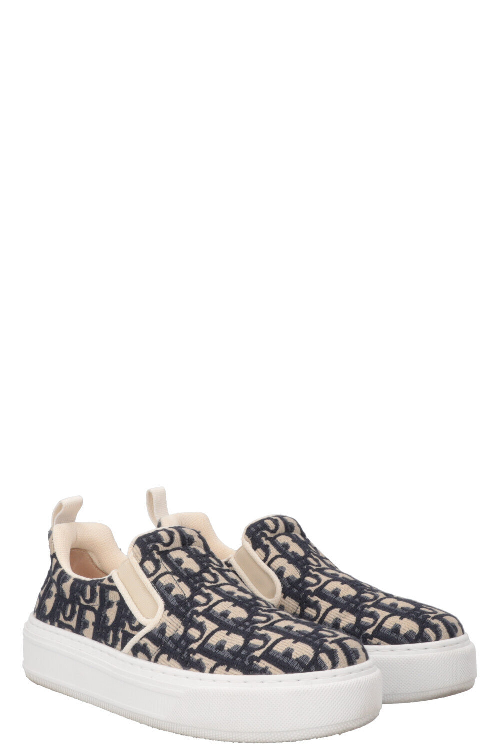 Dior Solar Slip-On Sneakers Oblique Blue Shoes