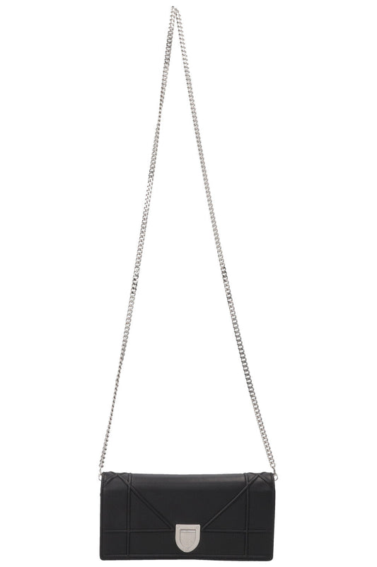 Dior Crossbody Bag ama Wallet On Black Chain