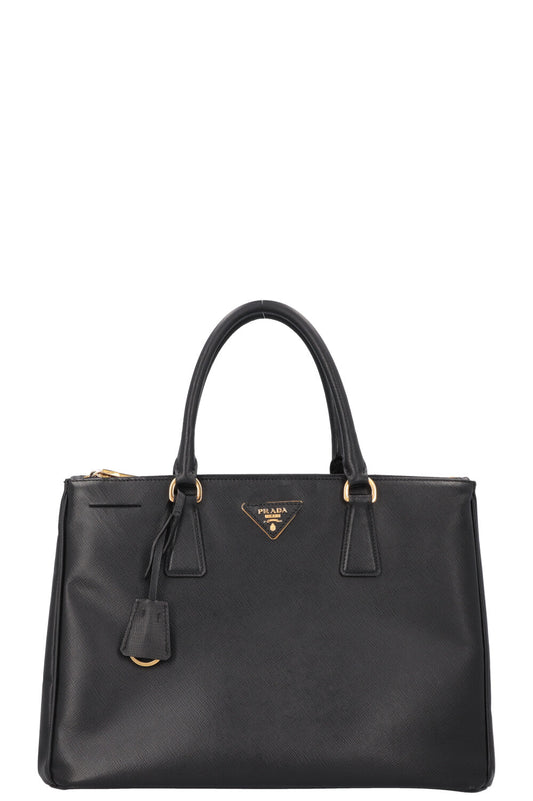 Prada Tote Bag Galleria 2 Saffiano Black Large