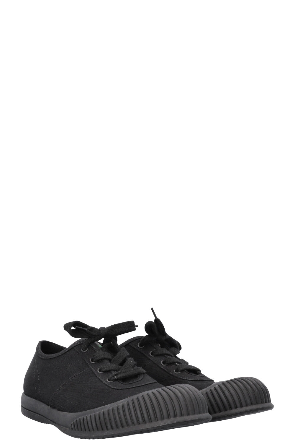 Prada Sneakers Rubber Canvas Black Shoes