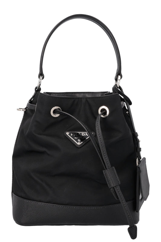 Prada Crossbody Bag Bag Re Nylon Black Bucket