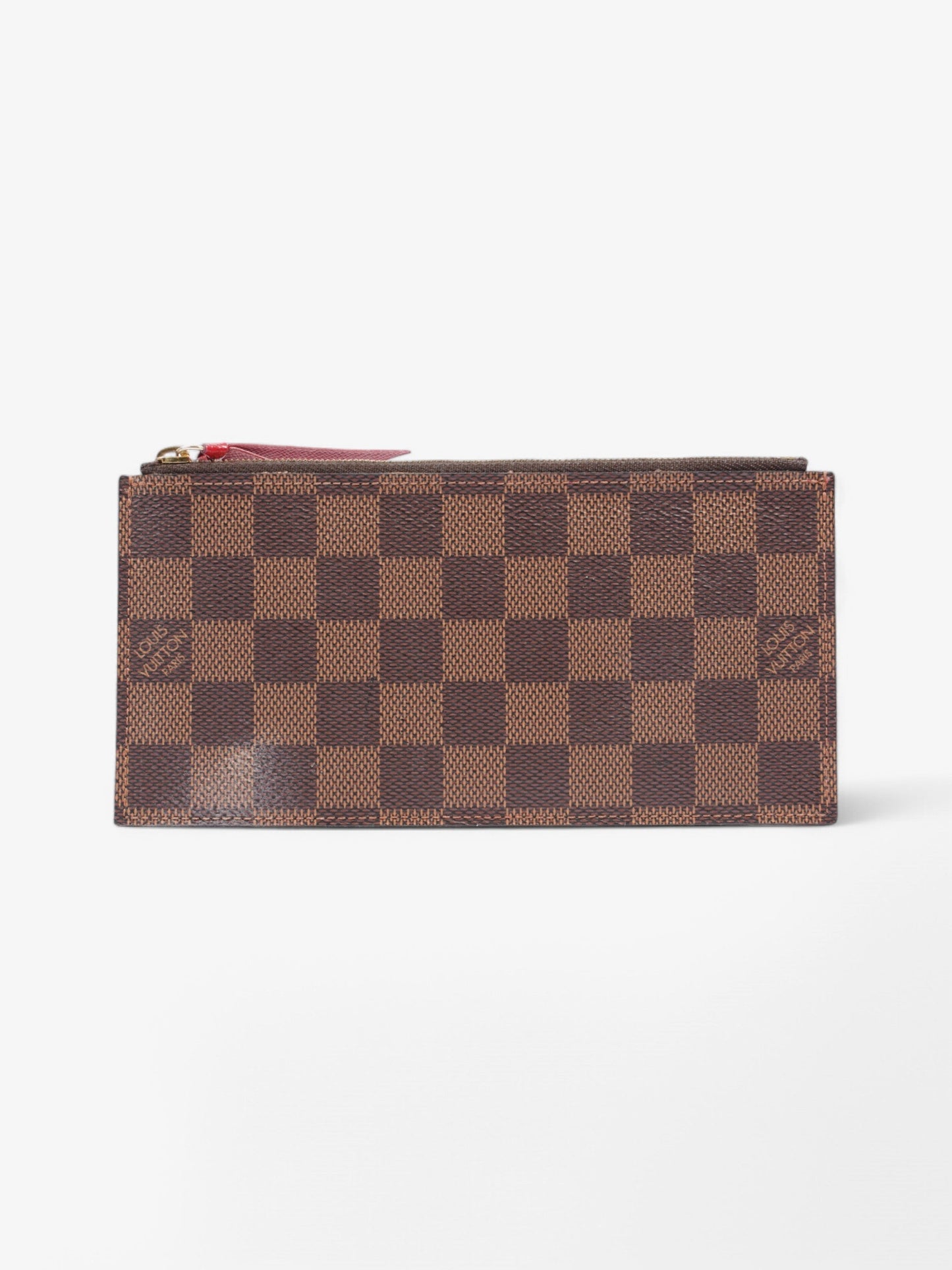 Louis Vuitton Felicie Insert Ebene Coated Damier Canvas Coated Canvas Apparel