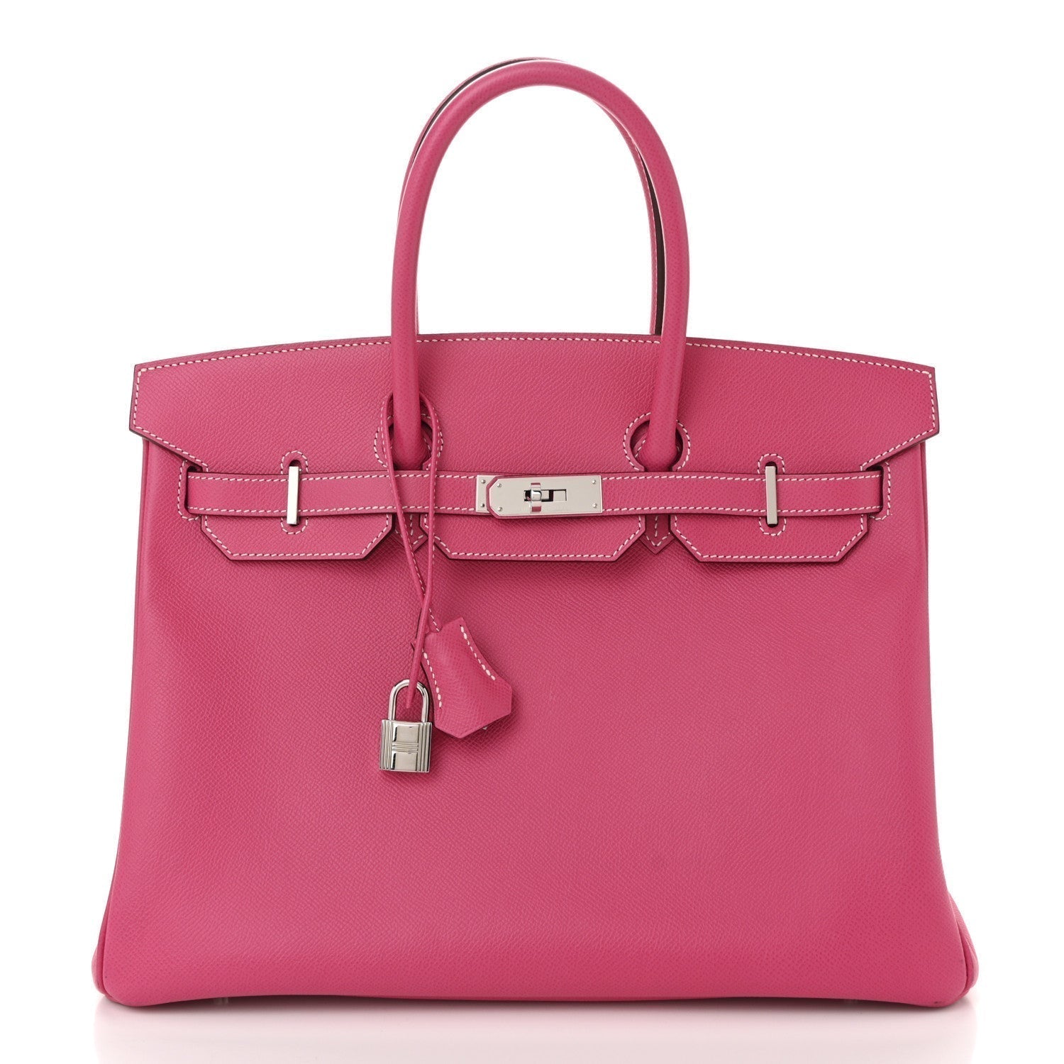Hermes Epsom Birkin Rose Tyrien Handbag Travel Bag
