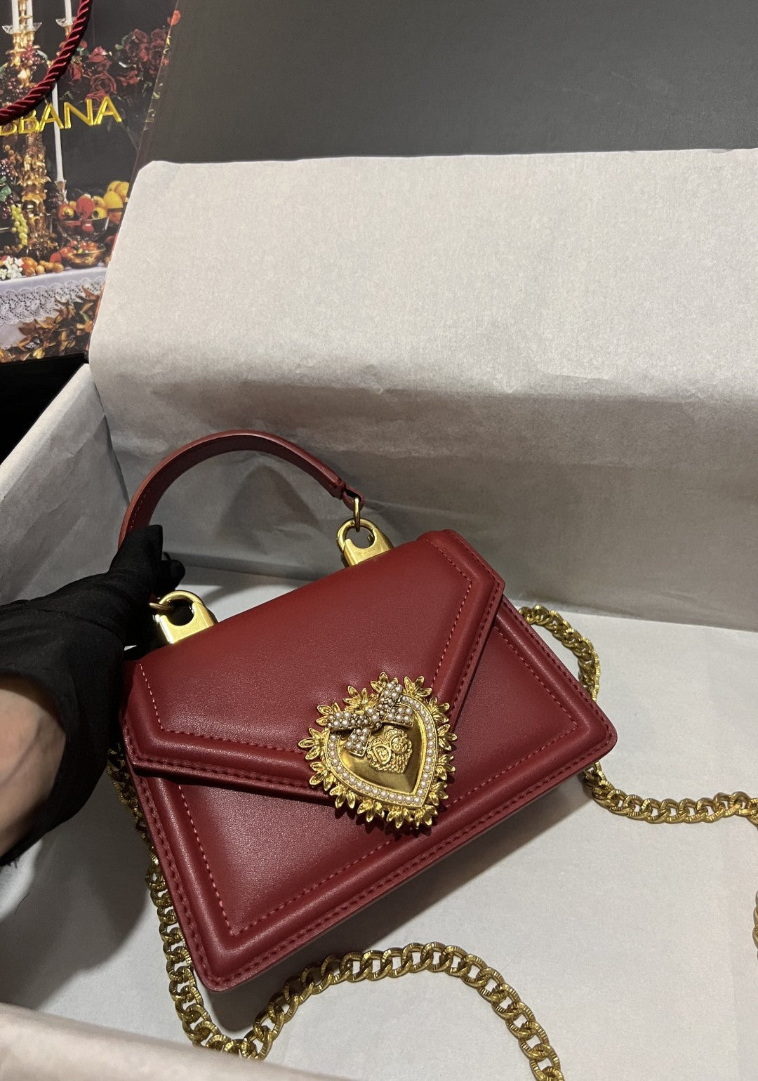 Devotion Plain Burgundy Small Travel Bag